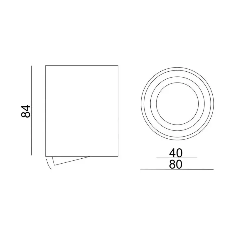 Stropné svietidlo KM AMAT-M 63000621 1x35W GU10 230V IP20
